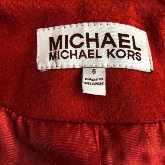 Michael Kors Orange Wool Jacket - Picture 5 of 11